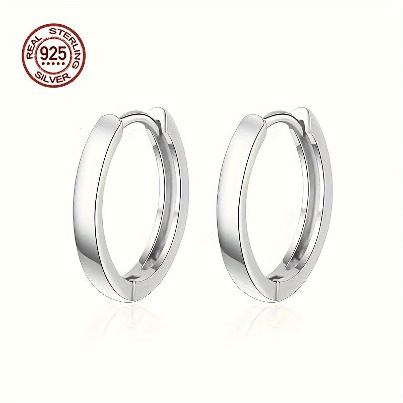 Hypoallergenic Men's Perfect Material S925 Sterling Silver Earrings