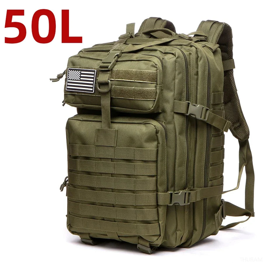 25L/50L 1000D Nylon Waterproof Trekking Fishing Hunting Bag Backpack Outdoor Rucksacks Tactical Sports Camping Hiking