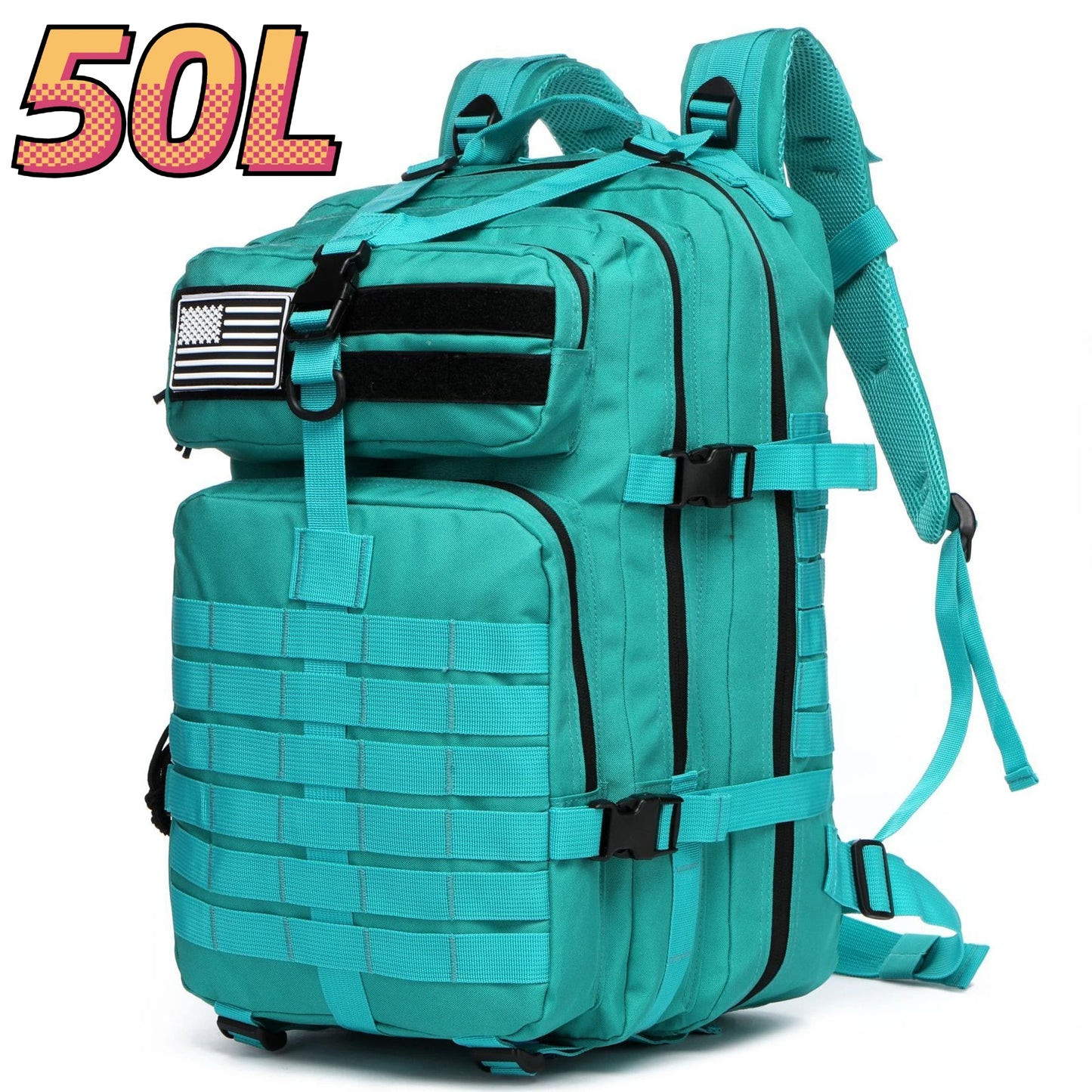 25L/50L 1000D Nylon Waterproof Trekking Fishing Hunting Bag Backpack Outdoor Rucksacks Tactical Sports Camping Hiking