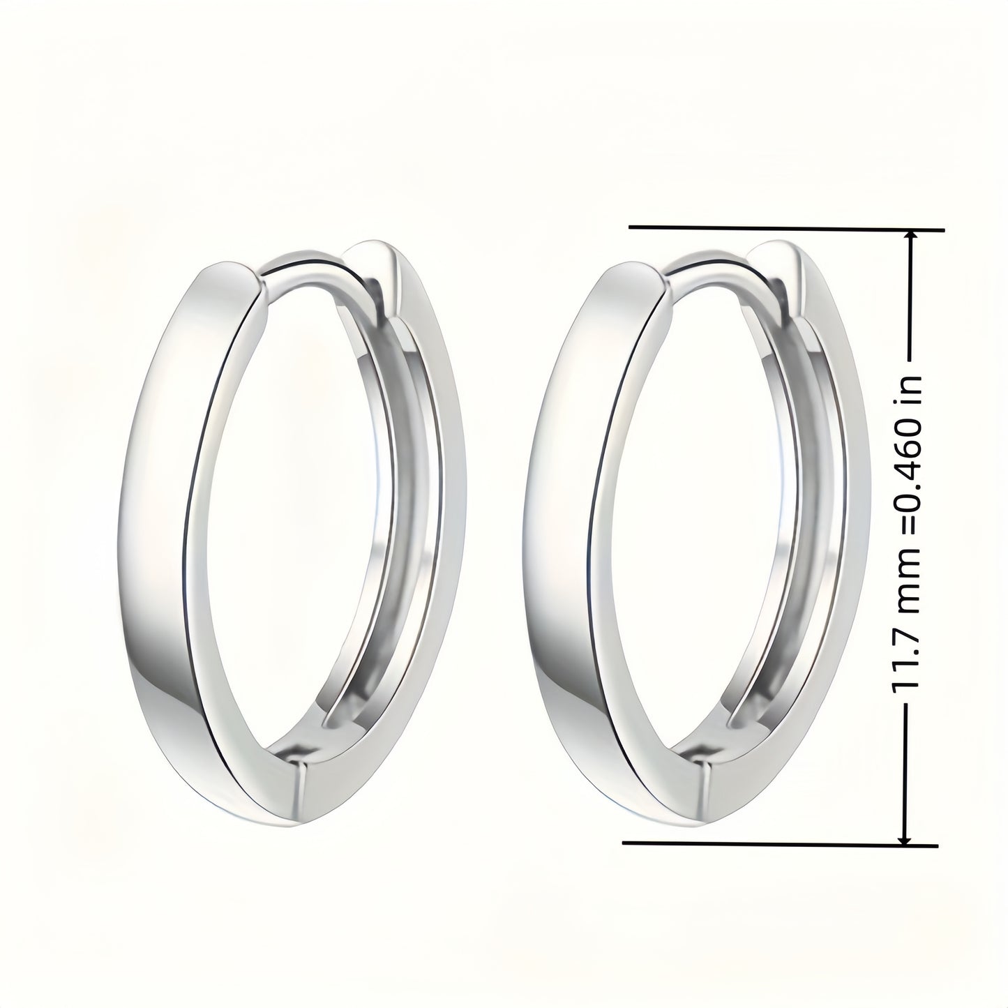 Hypoallergenic Men's Perfect Material S925 Sterling Silver Earrings